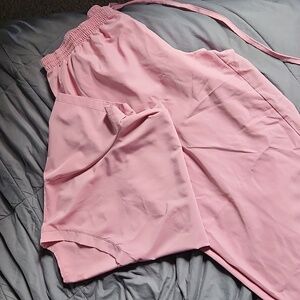 4Flex 2x Pink Scrub Set